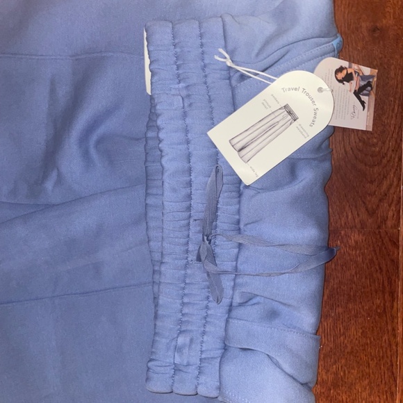 Logilates Travel Trouser Sweat Pants Wide Leg Blue Women’s XS - Picture 5 of 5
